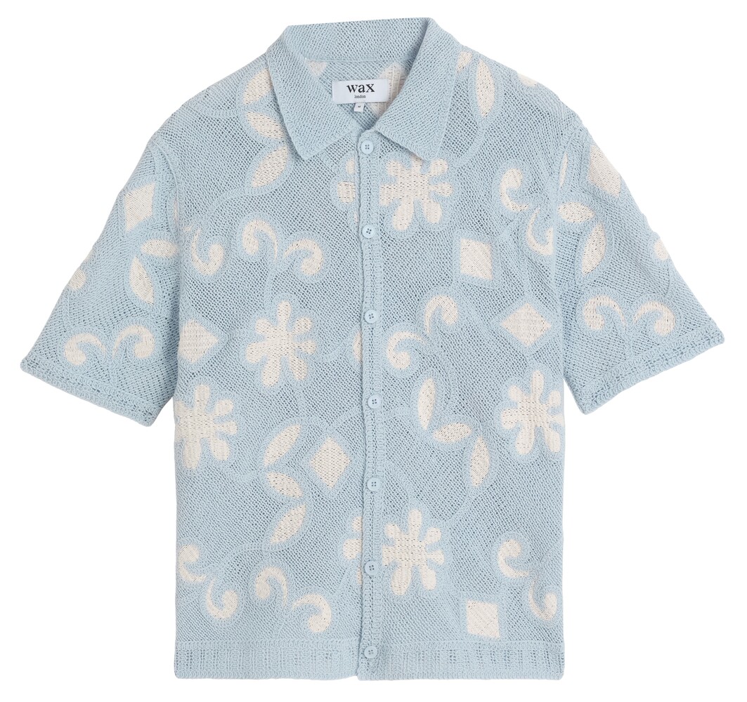 Wax London Spring Porto Blue Doodle Crochet