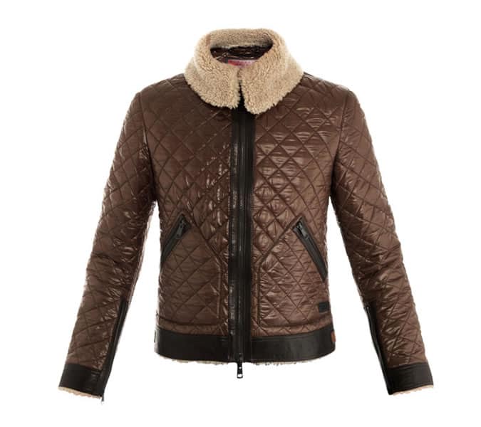 Burberry Brit Quilted Aviator Jacket