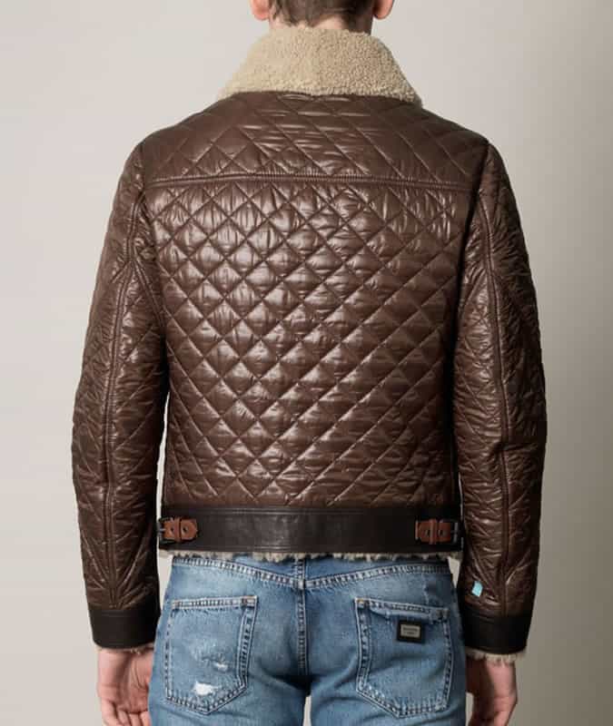 Burberry Brit Quilted Aviator Jacket