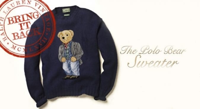 Ralph Lauren To Reintroduce Polo Bear Sweater