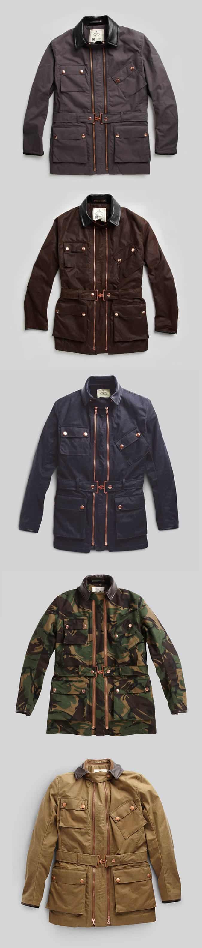 Private White V.C. Twin Track Motorcycle Jacket