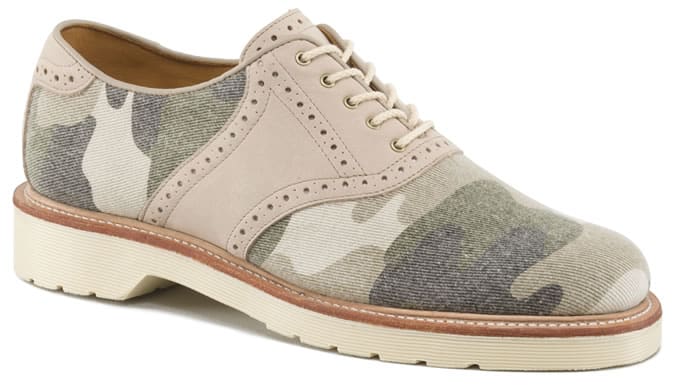 Dr. Martens Dillan Saddle Shoe in Camo
