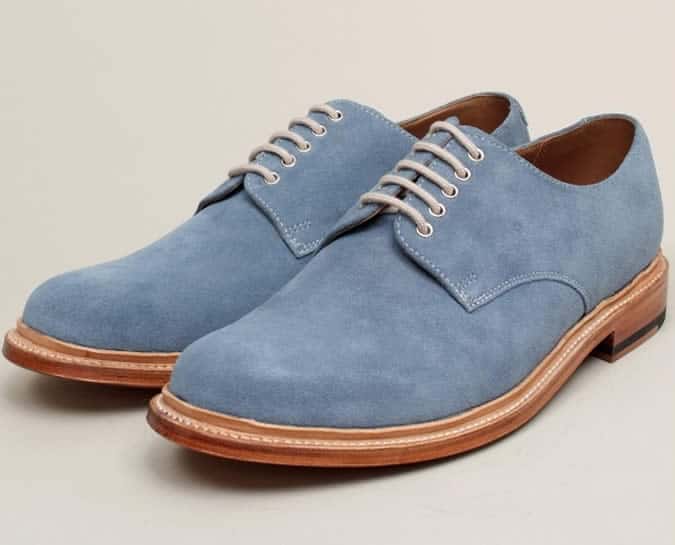 Grenson Finlay Suede 5 Eyelet Gibson