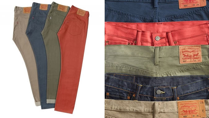 Levi's® 501® New Non-Denim Range