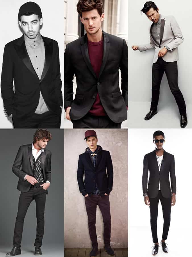 Men's Tuxedo Jacket Lookbook - Smart-Casual
