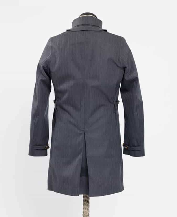 Norwegian Rain Double Breasted Herringbone Raincoat