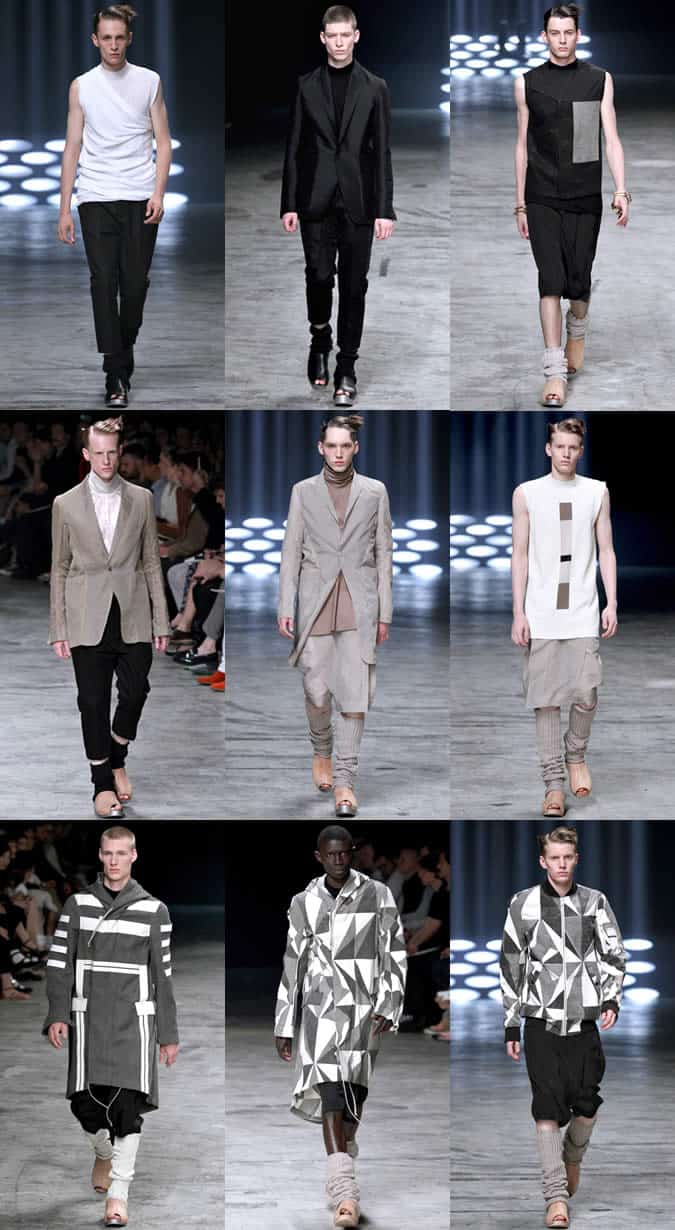 Rick Owens Menswear SS13