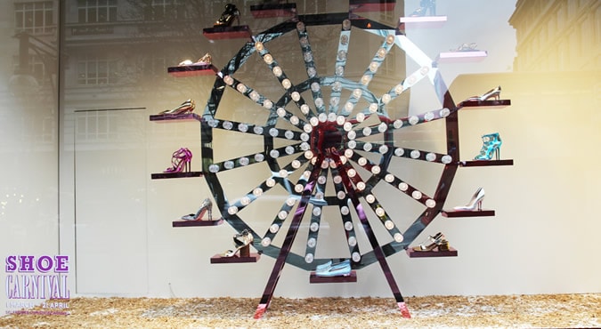 Selfridges Shoe Carnival windows