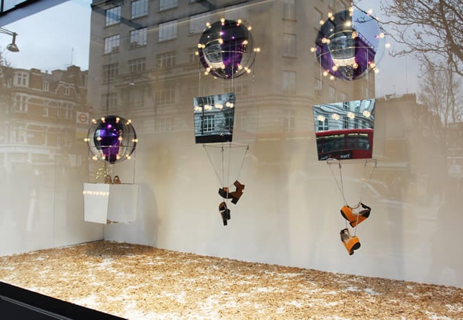 Selfridges Shoe Carnival windows