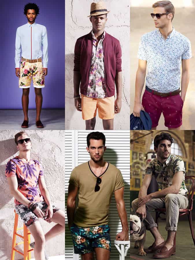 Men's SS13 Floral Clothing Lookbook