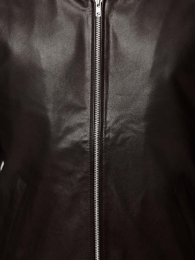 ASOS Leather Bomber Jacket