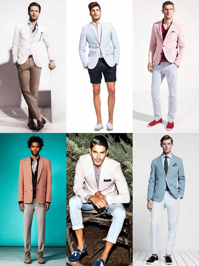 Men's SS13 Pastel Blazers Lookbook