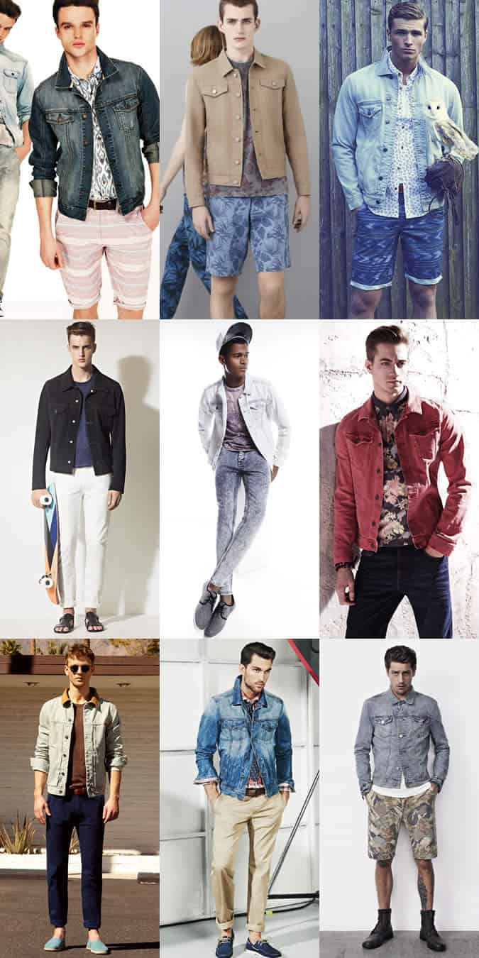 Men's Warm Weather Denim Jacket Lookbook