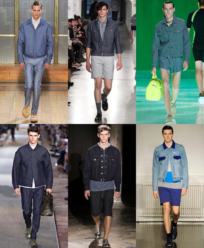 The Denim Jacket On The Men's SS13 Runways