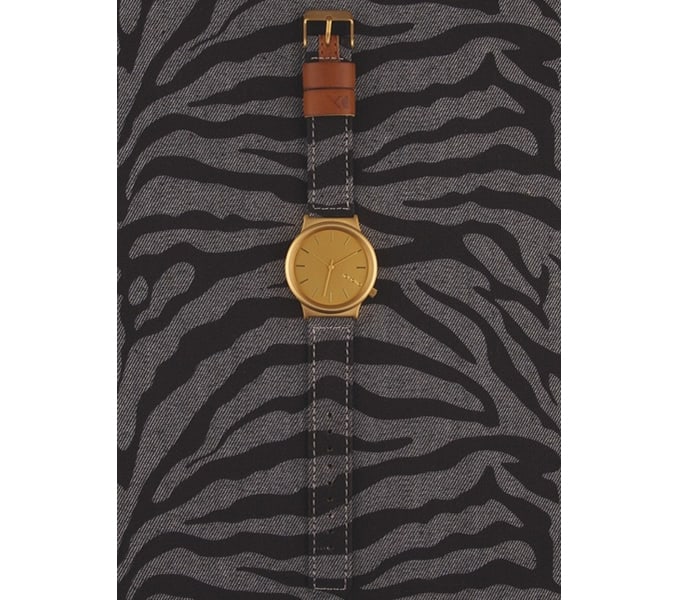 Denim Zebra Komono Watch