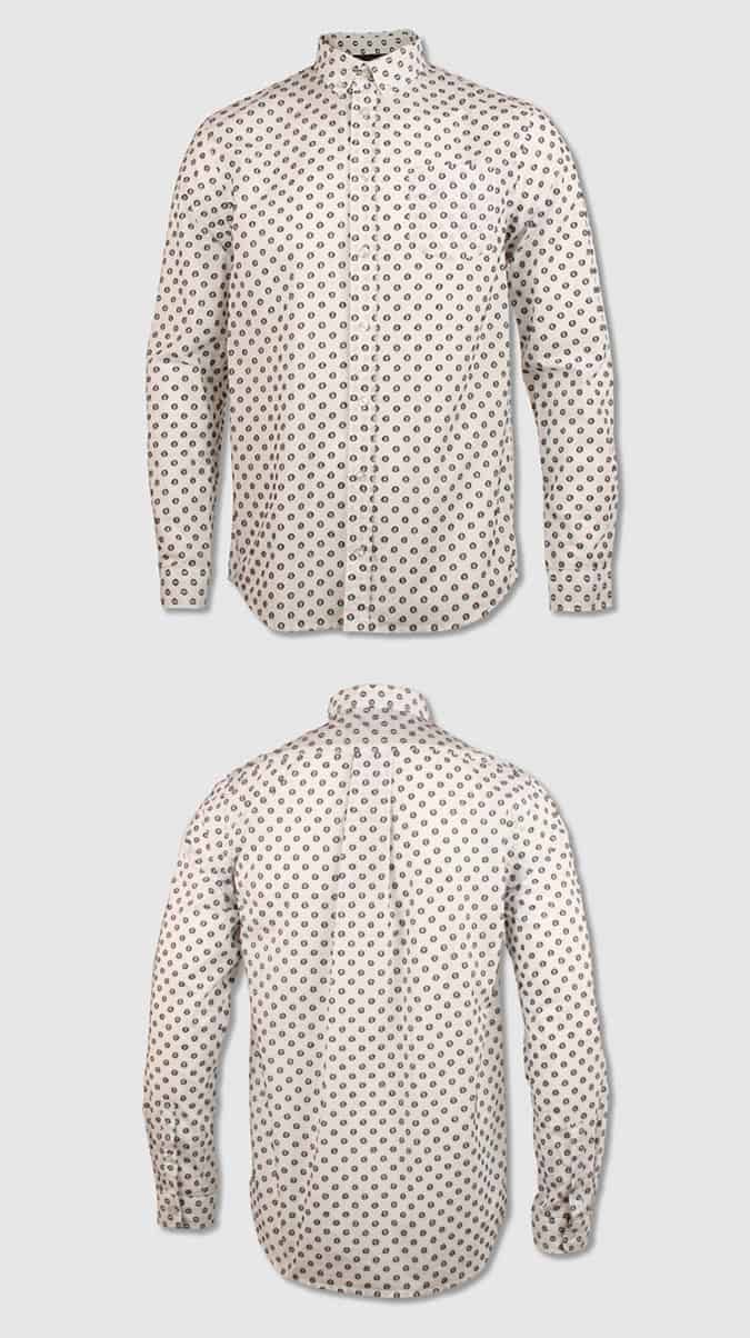 Libertine Libertine Hunter Shirt - Dark Navy Dots