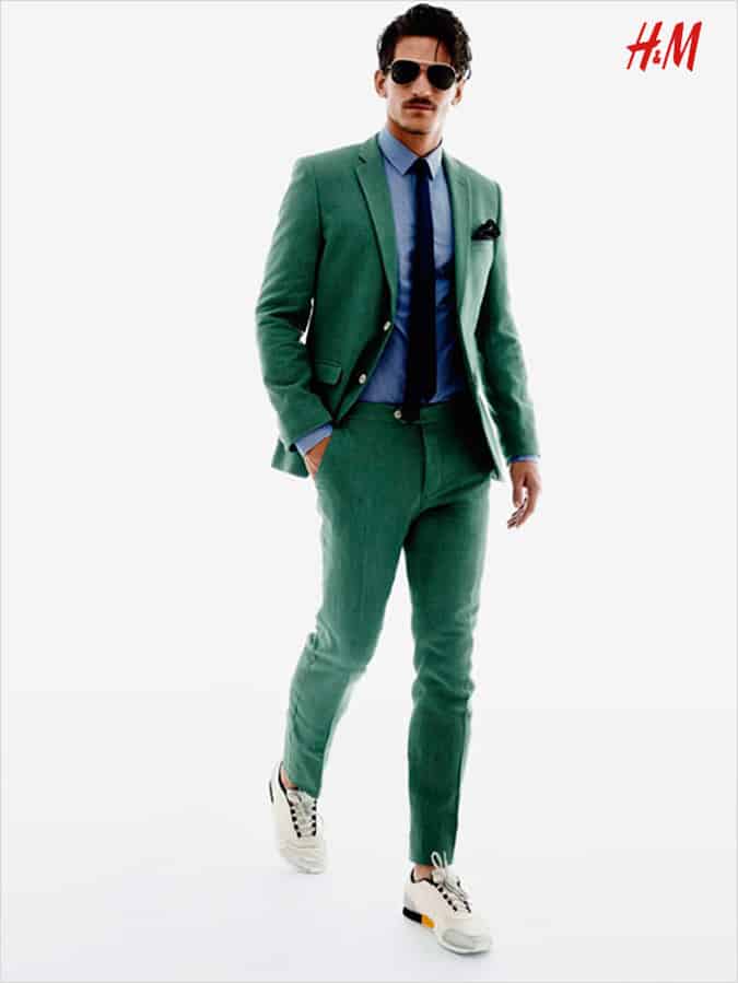H&M Coloured Suits