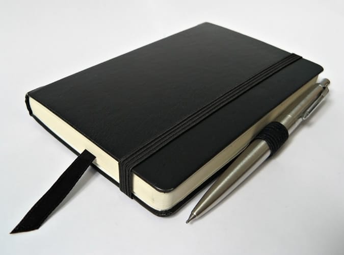 Men's Moleskin Notebook