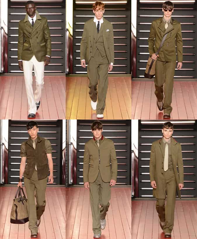 John Varvatos Menswear SS13: Safari Trend