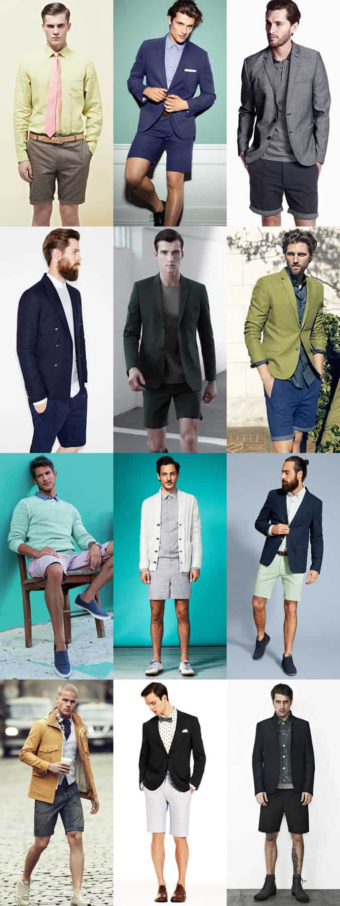 Men's Smart-Casual Shorts Outfits