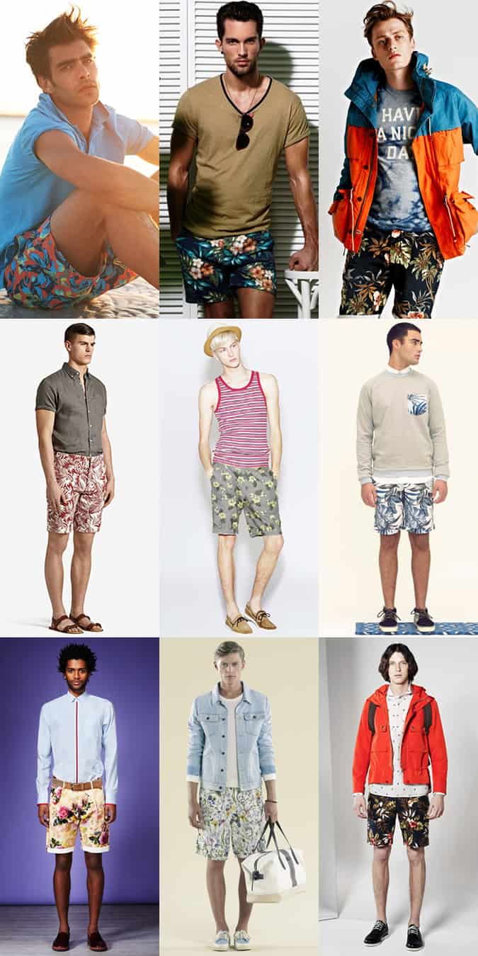 Men's Floral Shorts Lookbook
