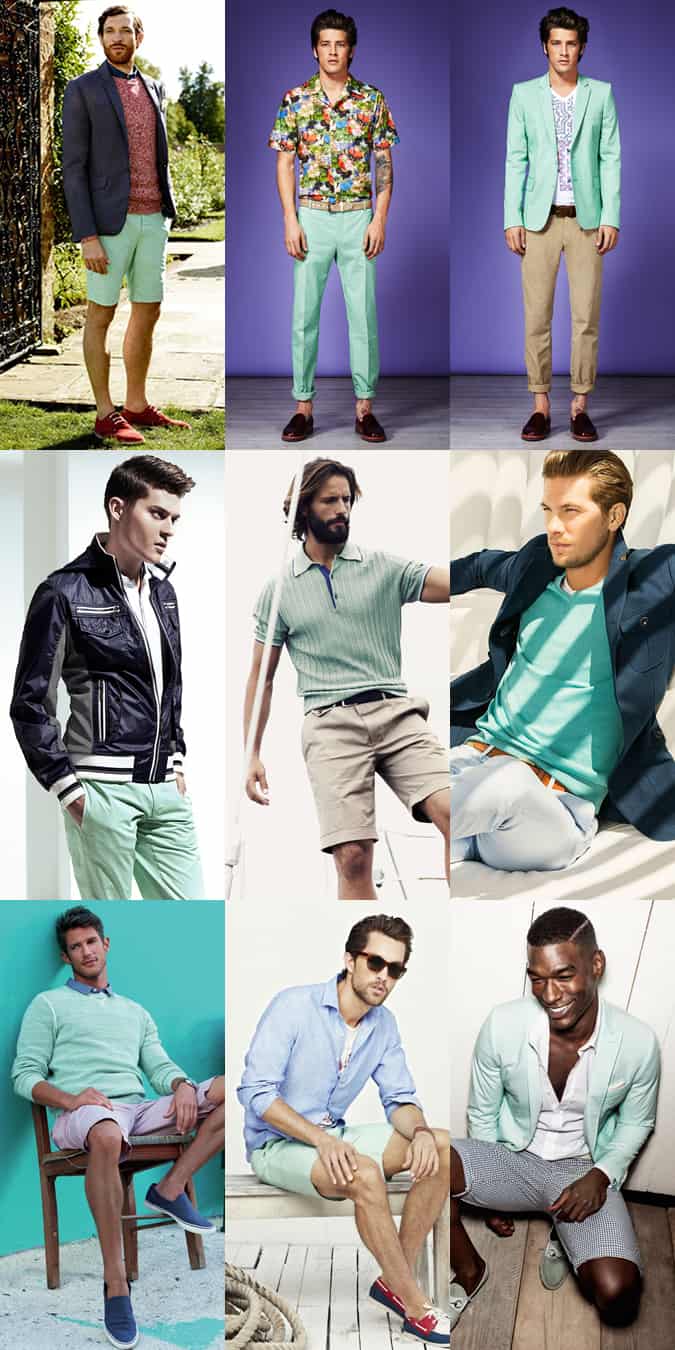 Men's Mint Green SS13 Lookbook