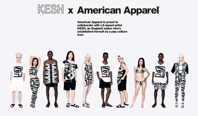 American Apparel x KESH