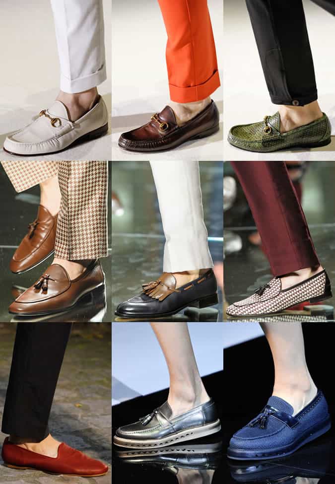 Men's Loafers On Gucci, Zegna, Hermes and Armani SS13 Catwalks