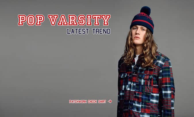 Topman Pop Varsity Trend