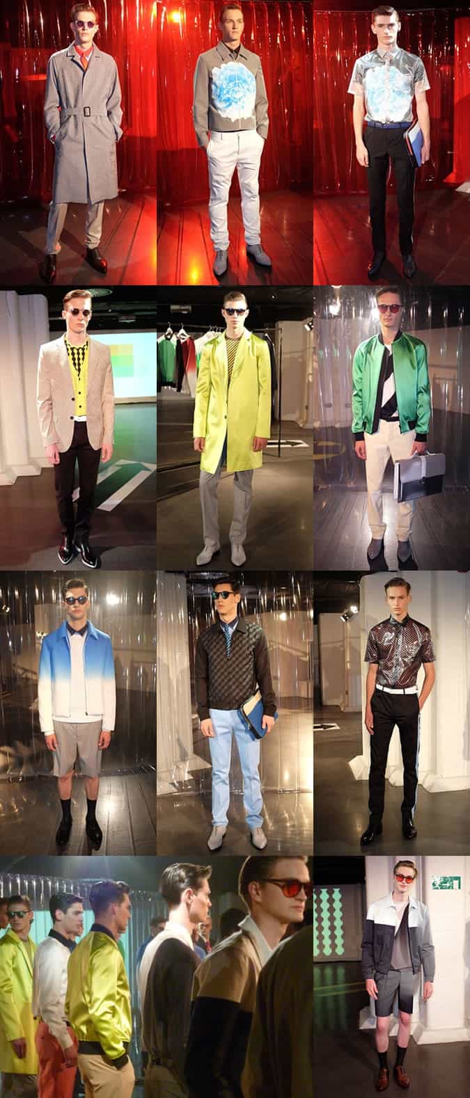 Jonathan Saunders SS14 at London Collections: Men