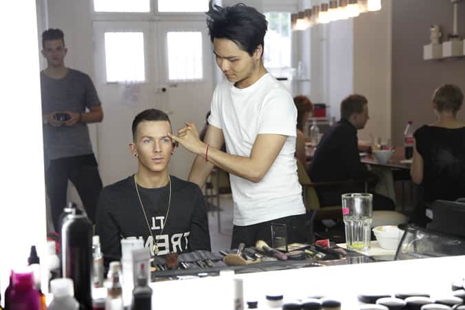 FashionBeans Deputy Editor Luke Todd In Hair & Make-up