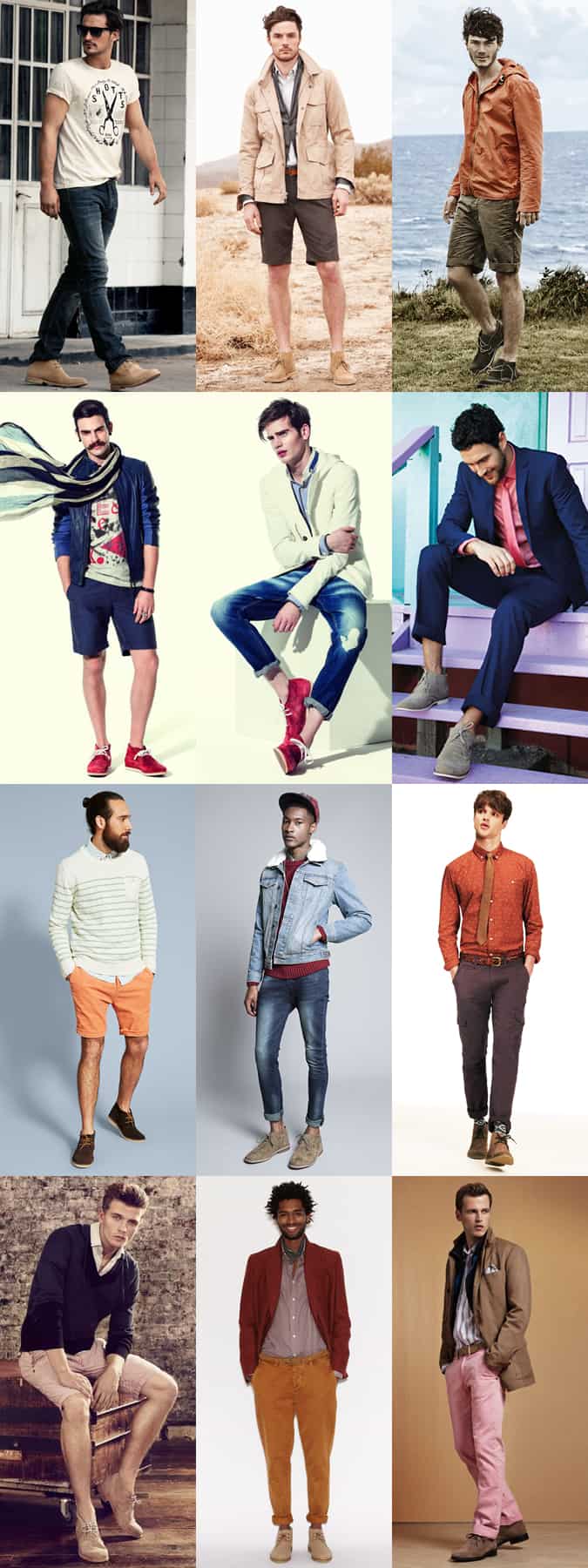 Men's Desert Boot Outfit Inspiration For Summer