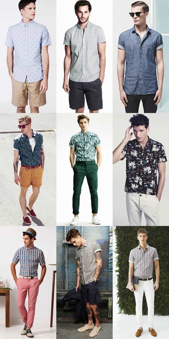 Men's Short-Sleeve Shirt Lookbook