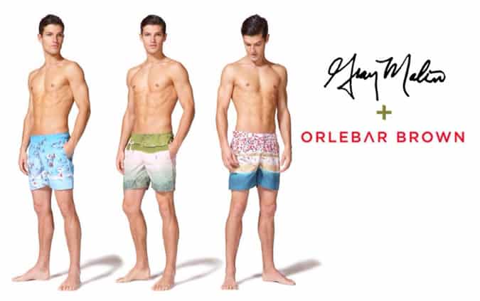 Orlebar Brown x Gray Malin swim shorts