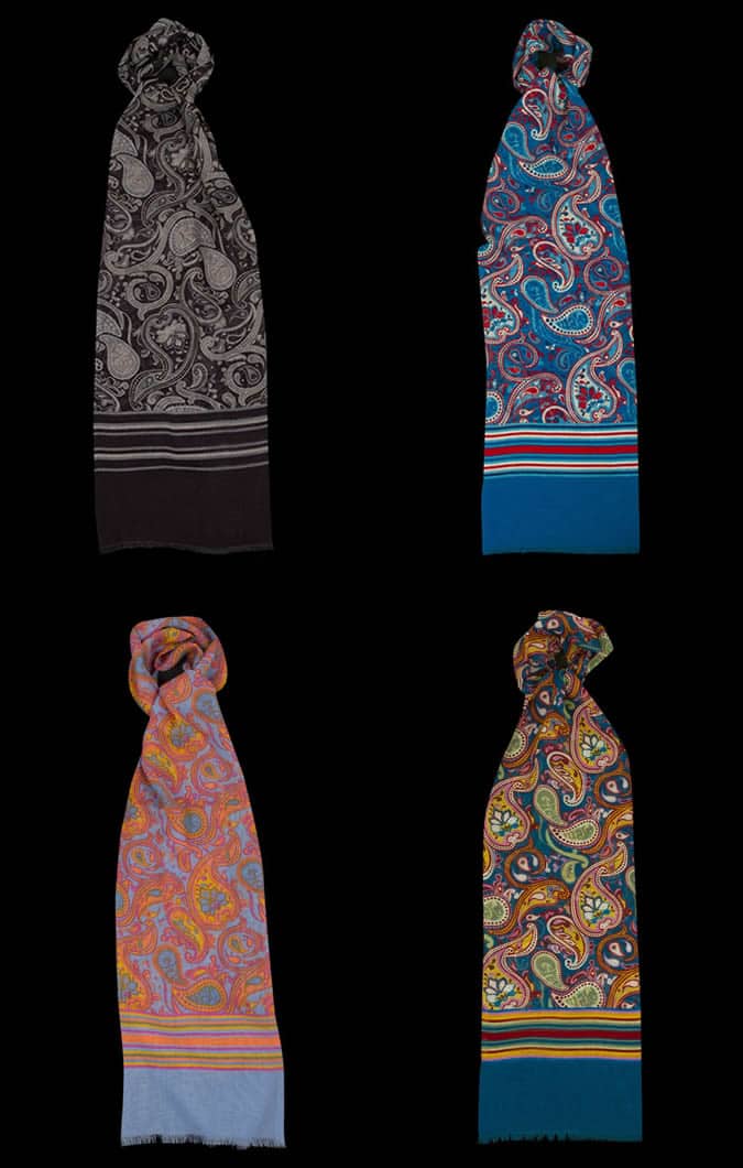 Pretty Green Scarves