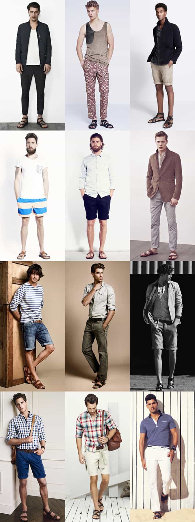 Men's Leather Sandal Lookbook