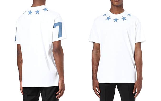 GIVENCHY Denim-star t-shirt