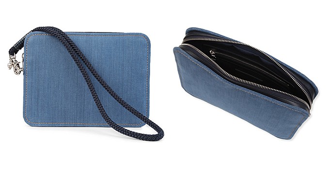 ALEXANDER MCQUEEN Denim travel bag