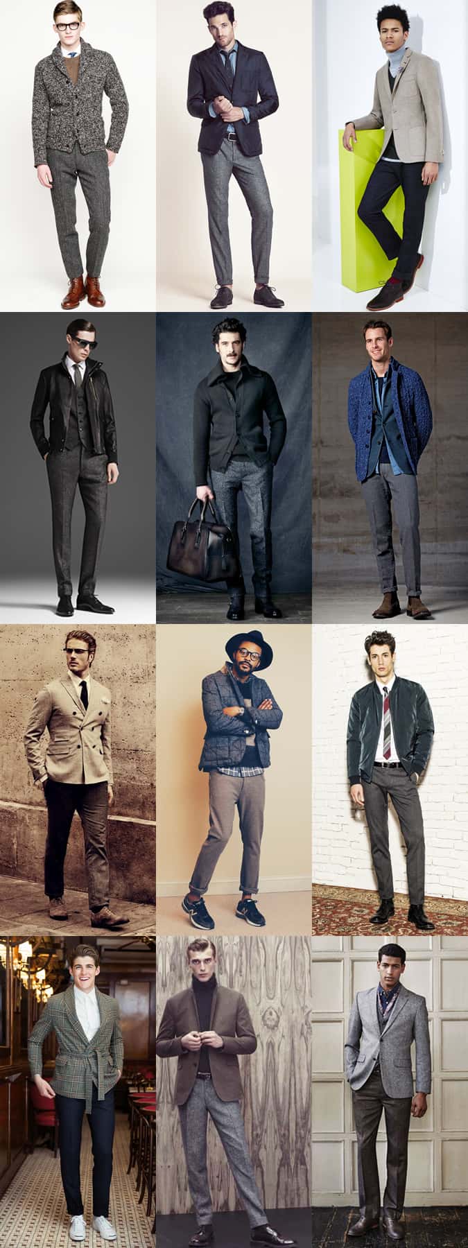 Men's Heavyweight Tailored Trousers Lookbook