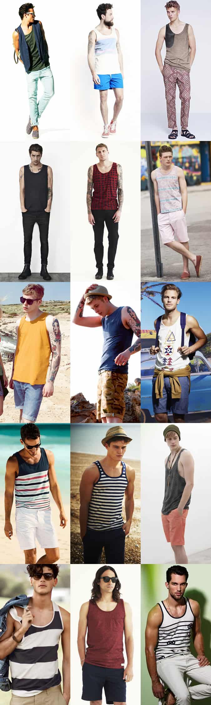 How To Wear Men's Vests Lookbook