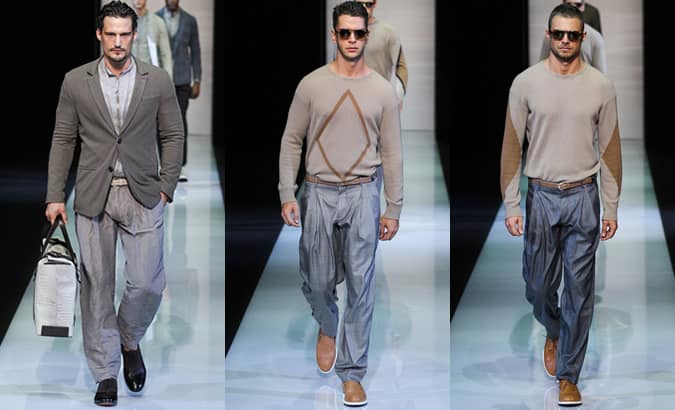 Giorgio Armani Pleated Trousers