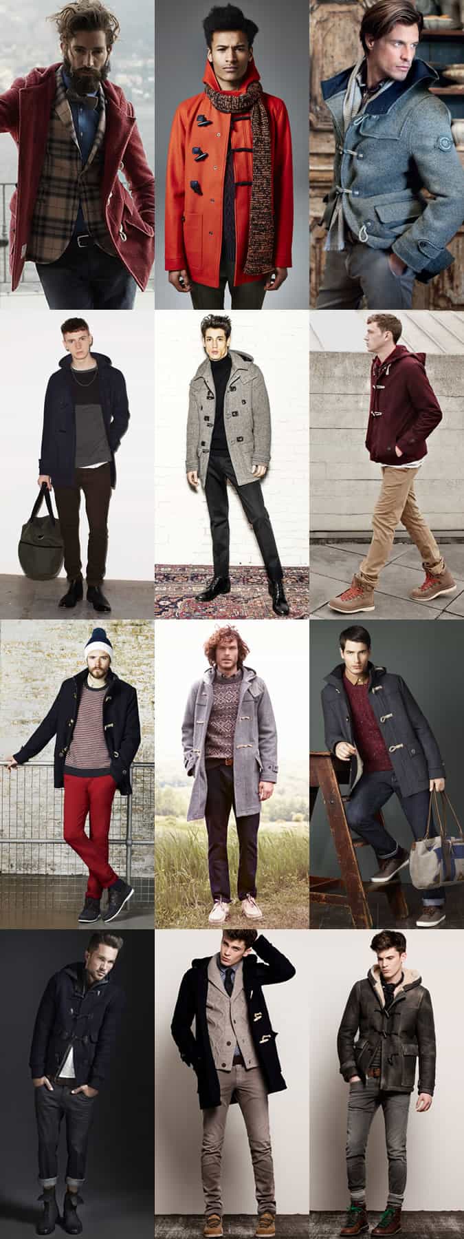 Men's Duffle Coat Lookbook