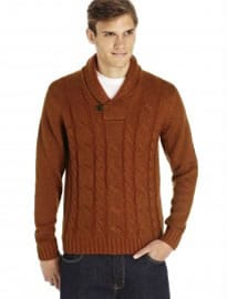 Dissident Cable Knit Jumper