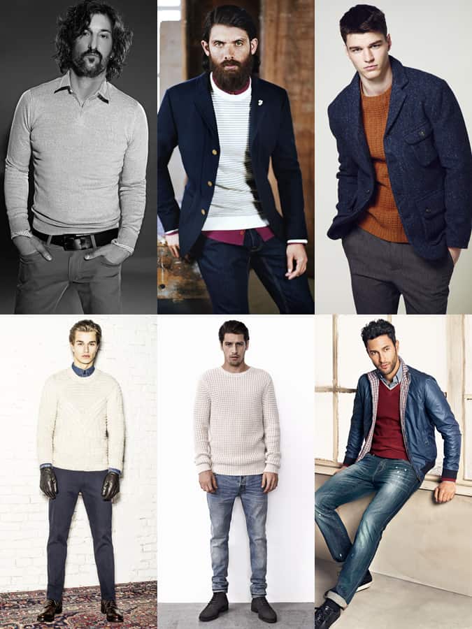 Men's Cotton Knitwear Lookbook