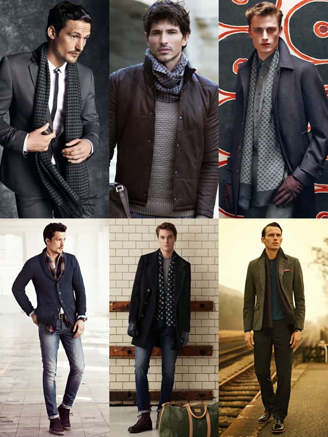 Men's Lightweight Scarf Lookbook