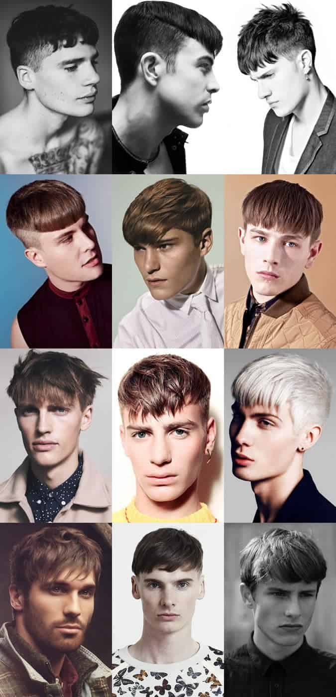 Men's 2014 Fringe Hairstyle Examples
