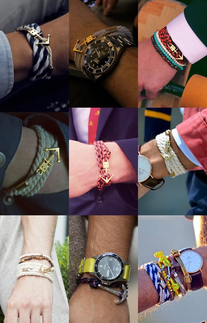 Men's Nautical-Inspired Bracelets Lookbook