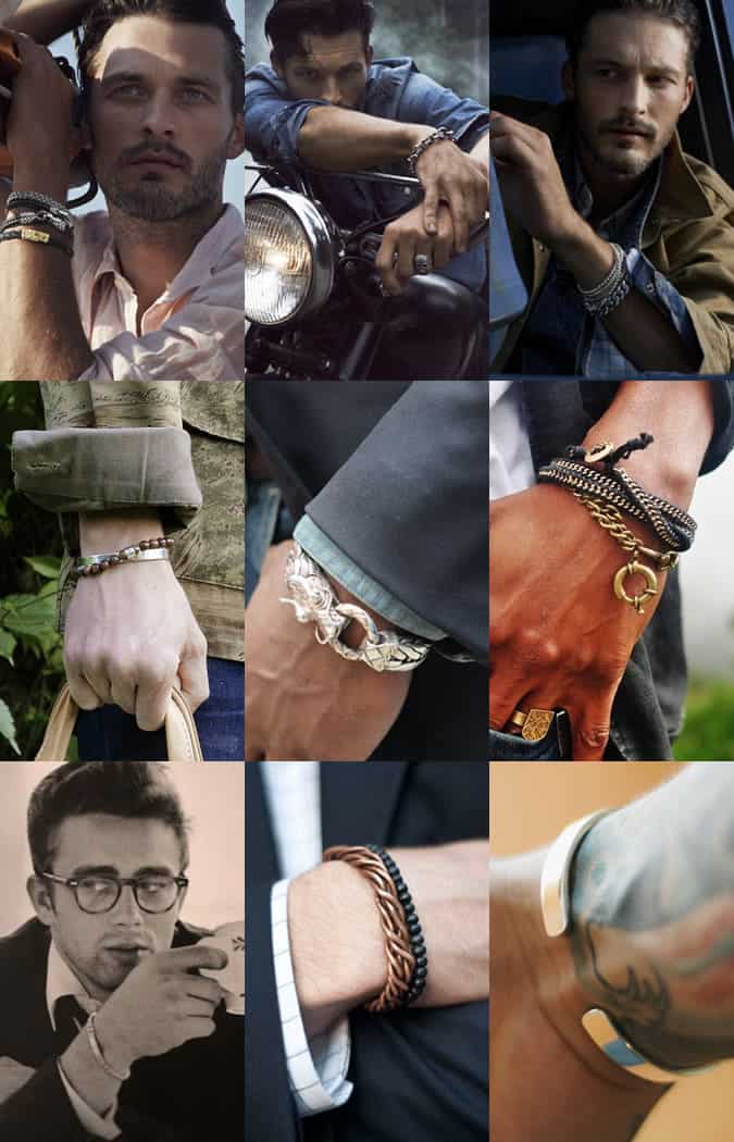 Men's Metal Bracelets Lookbook