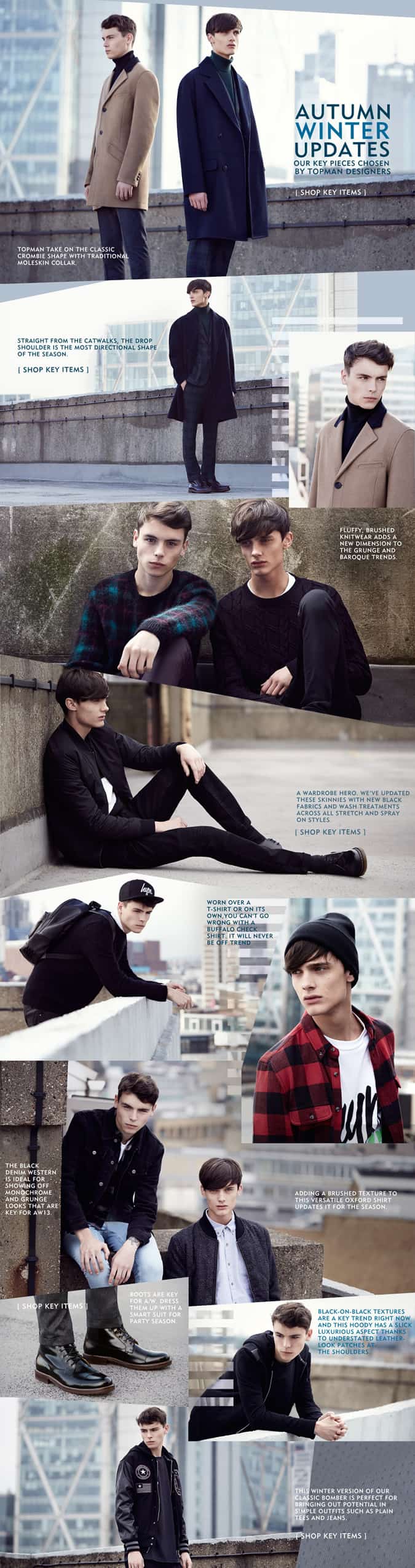 Topman Autumn/Winter Updates
