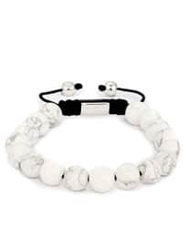 WHITE HOWLITE BRACELET
